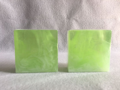 Cool Fresh Essential Oil Soap Bar Handmade Natural Extract Aloe Vera Acne Face Soap