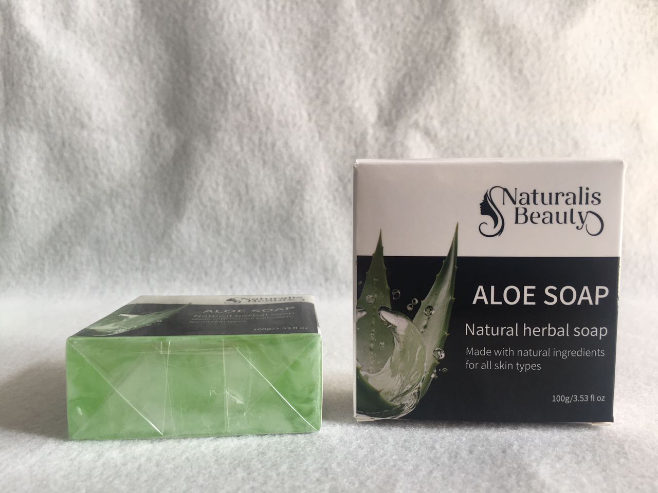 Cool Fresh Essential Oil Soap Bar Handmade Natural Extract Aloe Vera Acne Face Soap